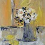 Still Life with Lemons - 24 x 33 cms - Acrylic on Box Canvas SOLD