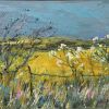 Spring Hedgerows with Cow Parsley 10" x 12"