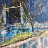 Rainy Night at Tower Bridge, London - SOLD AT DUNCAN MILLER